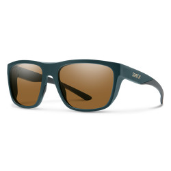 Smith Barra Sunglasses ChromaPop Polarized in Matte Forest with Brown